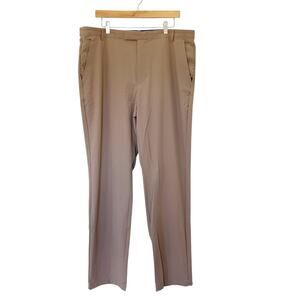 Brady Tan Golf Flat Front Pants Sz 38